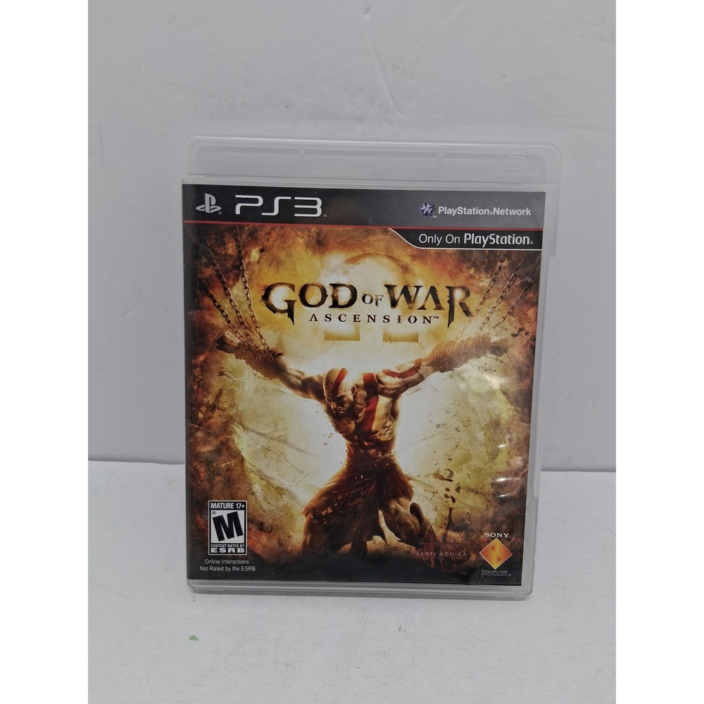 Sony PlayStation 3 God of War Ascension PS3 Game Kratos Action Prequel Complete